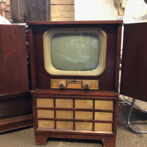 Vintage General Electric Black and White Television