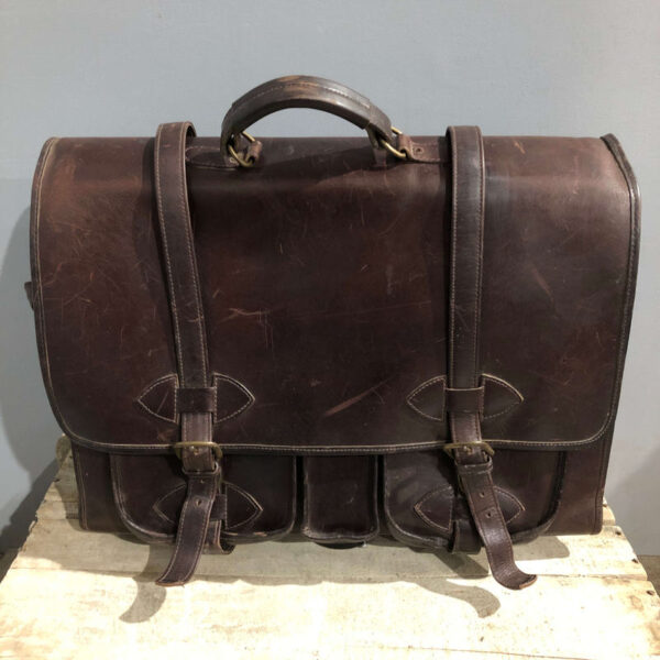 Vintage Leather Satchel Brief Case