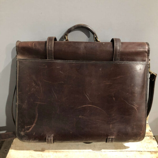 Vintage Leather Satchel Brief Case