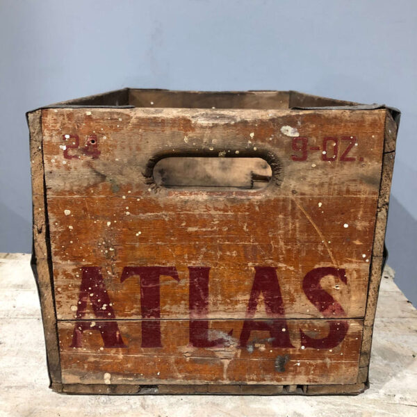Atlas Beverages Crate Vintage