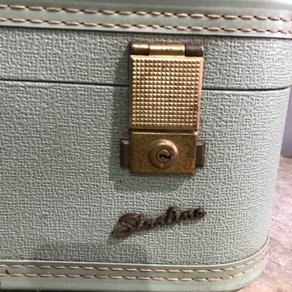 Vintage Mint Green Starline Suitcase