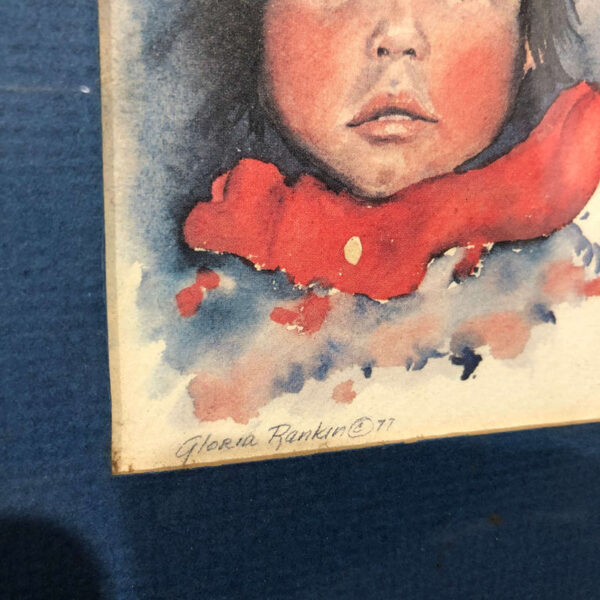 Eskimo Children Watercolour Print