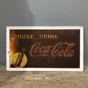 Authentic Coca Cola Panel Sign