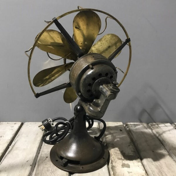 Vintage Westinghouse Brass Table Fan