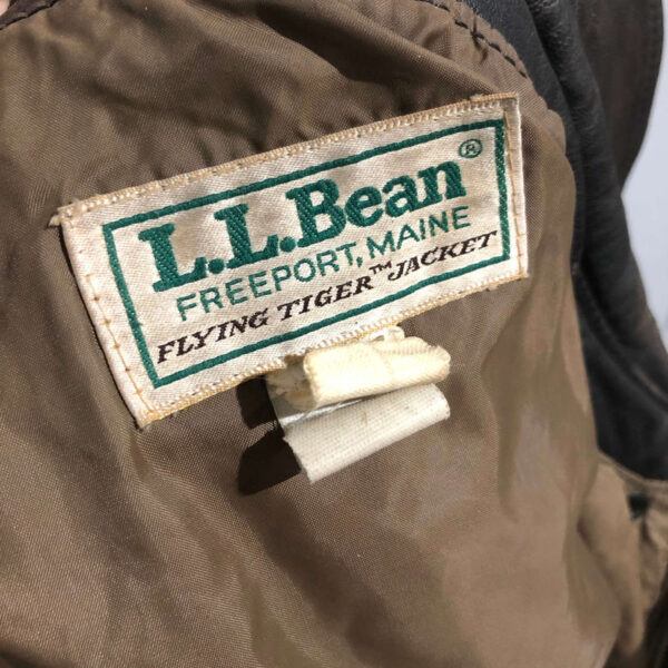 L.L. Bean Leather Flying Tiger Jacket