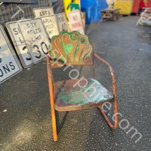 Green Metal Garden Chair