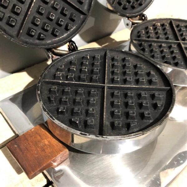 Mid Century Double Waffle Iron