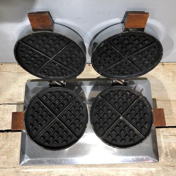 Mid Century Double Waffle Iron