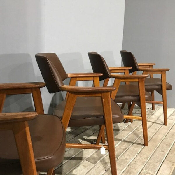 Set of Danish Teak Chairs by Erik Kirkegaard