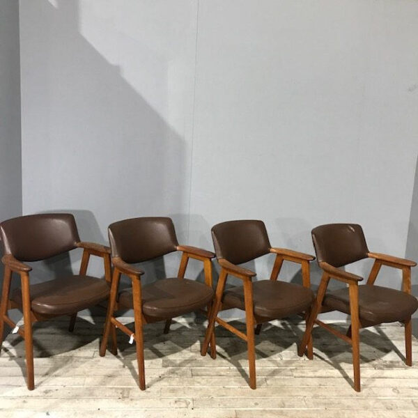 Set of Danish Teak Chairs by Erik Kirkegaard