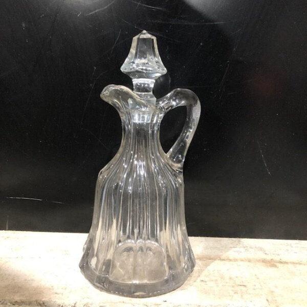 Vintage Vinegar Bottle Glass