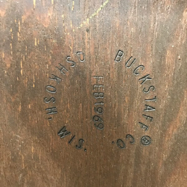 Buckstaff Wooden Bank Chairs