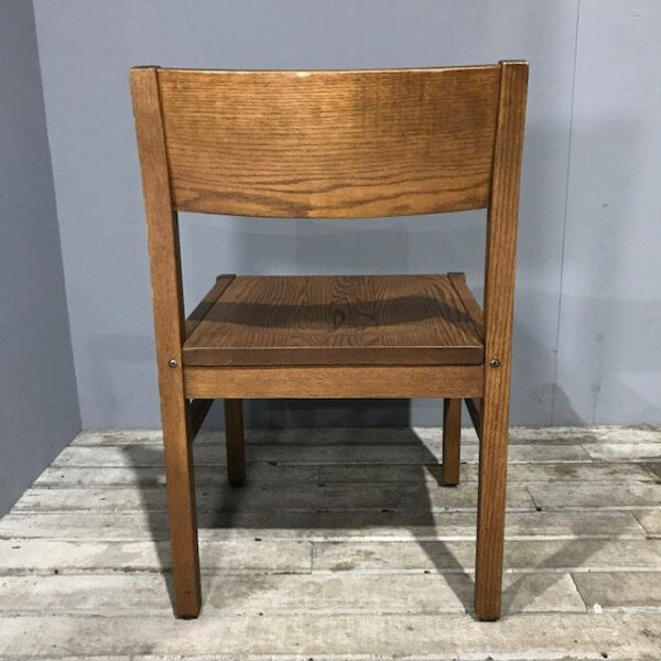 Vintage 1971 Buckstaff Wooden Bank Chair