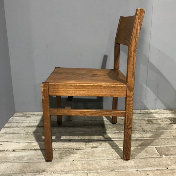 Vintage 1971 Buckstaff Wooden Bank Chair