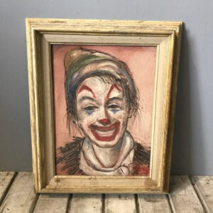 1970's Clown Painting