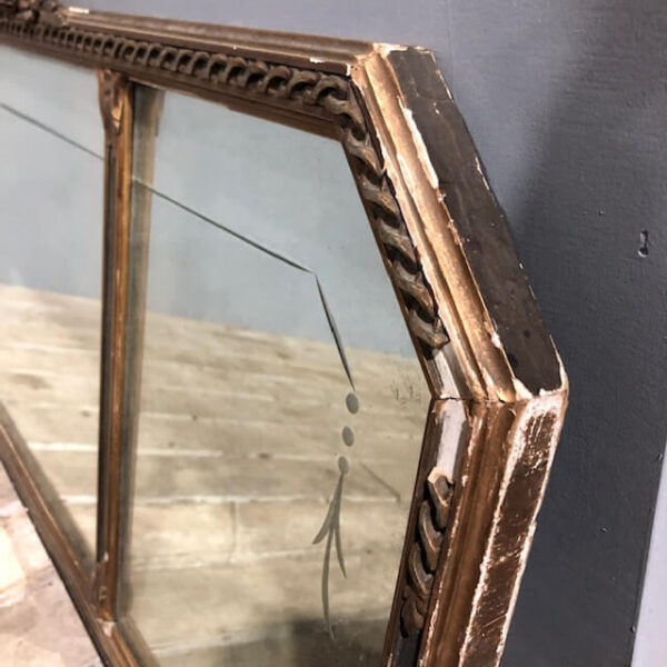 Triple Plate Vintage Mirror