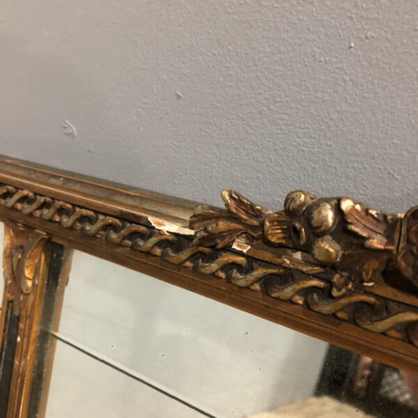 Triple Plate Vintage Mirror