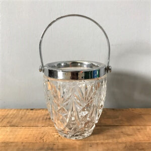Small Cut Glass Ice Bucket