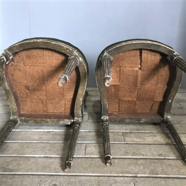 Pair Of French Regency Styled Chairs