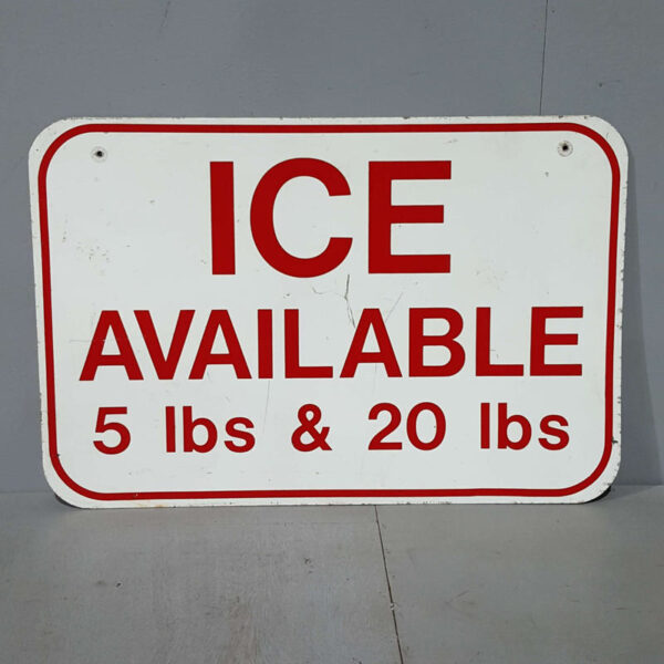 Ice Available Sign