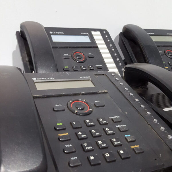 Collection of Black Office Phones