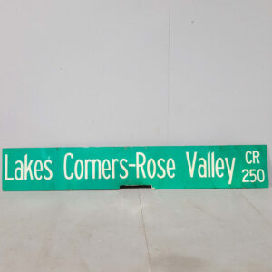 American Lakes Corners-Rose Valley Cr Street Sign