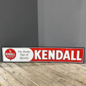 Large Vintage style Kendal Oil Sign