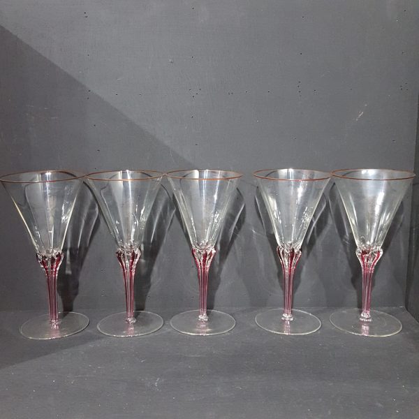 Set of Vintage Wine Glasses