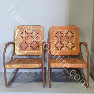 Pair of Vintage American Lawn Porch Chairs