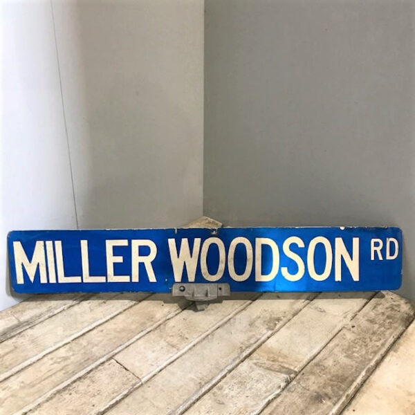 Miller Woodson Road American Street Sign
