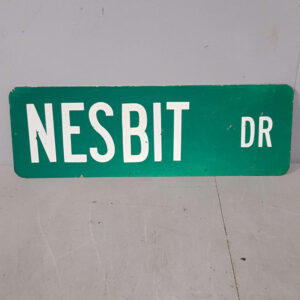 American Nesbit Drive Street Sign