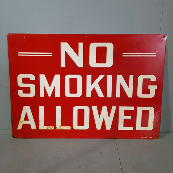No Smoking Allowed Sign