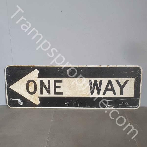 Double Sided One Way Road Sign