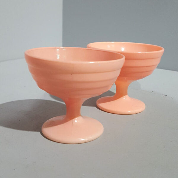 Pink Ice Cream Bowls