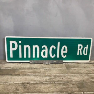 Pinnacle Road Original American Street Sign