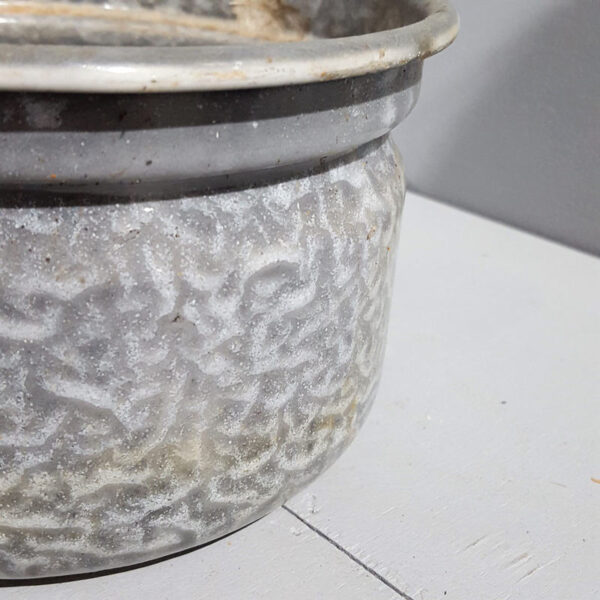 Vintage Speckled Enamel Pots