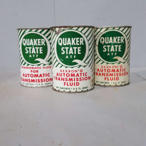 Quaker State ATF Automatic Transmission Fluid Cans x3