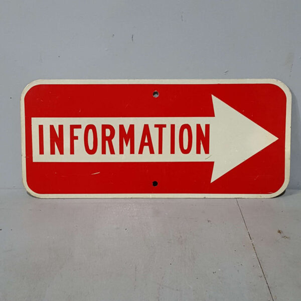 American Information Arrow Sign