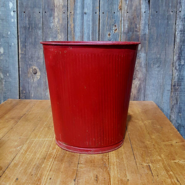 Red Office Trash Can