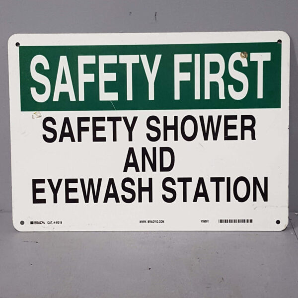 American Safety First Sign
