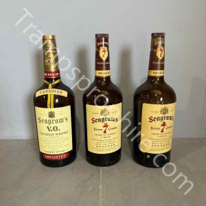 Seagram's Whiskey Bottles