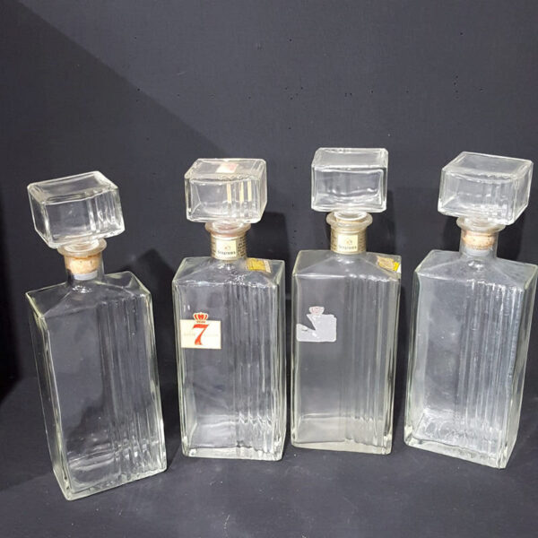 Seagram's Whiskey Decanters Branded
