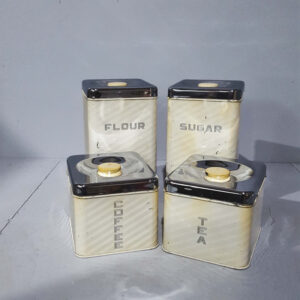 Cream Kitchen Canisters