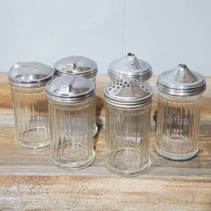 American Diner Glass Sugar Pourers
