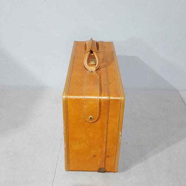 Tan Leather Hartmann Suitcase