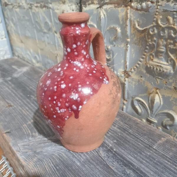 Terracotta Oil Pot with Handle