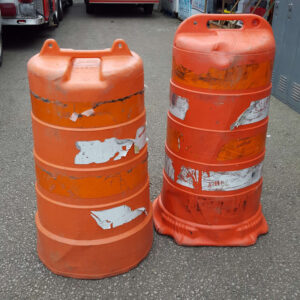 Orange Traffic Barrels