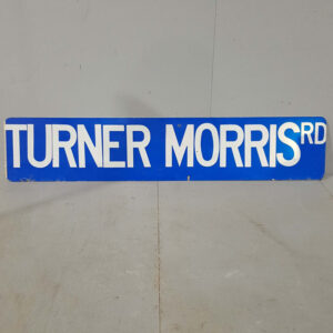 American Turner Morris Road Street Sign