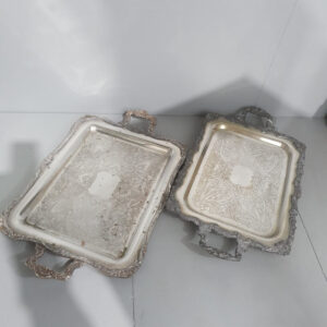 Vintage Silver Serving Trays