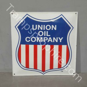 Vintage Style Enamel Union Oil Sign